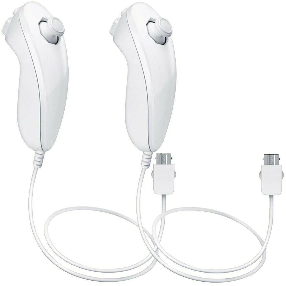 For Nintendo Wii Wii U 2in1 Built-in Motion Plus Remote Nunchuck Controller AU - Office Catch
