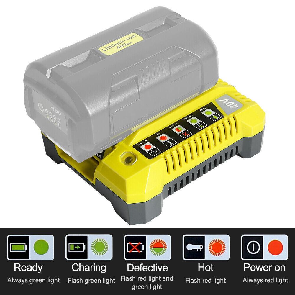 For Ryobi 36V 4.0Ah Battery Charger BPL3626 BPL3626D BPL3640 BPL3640D BPL3626 - Office Catch