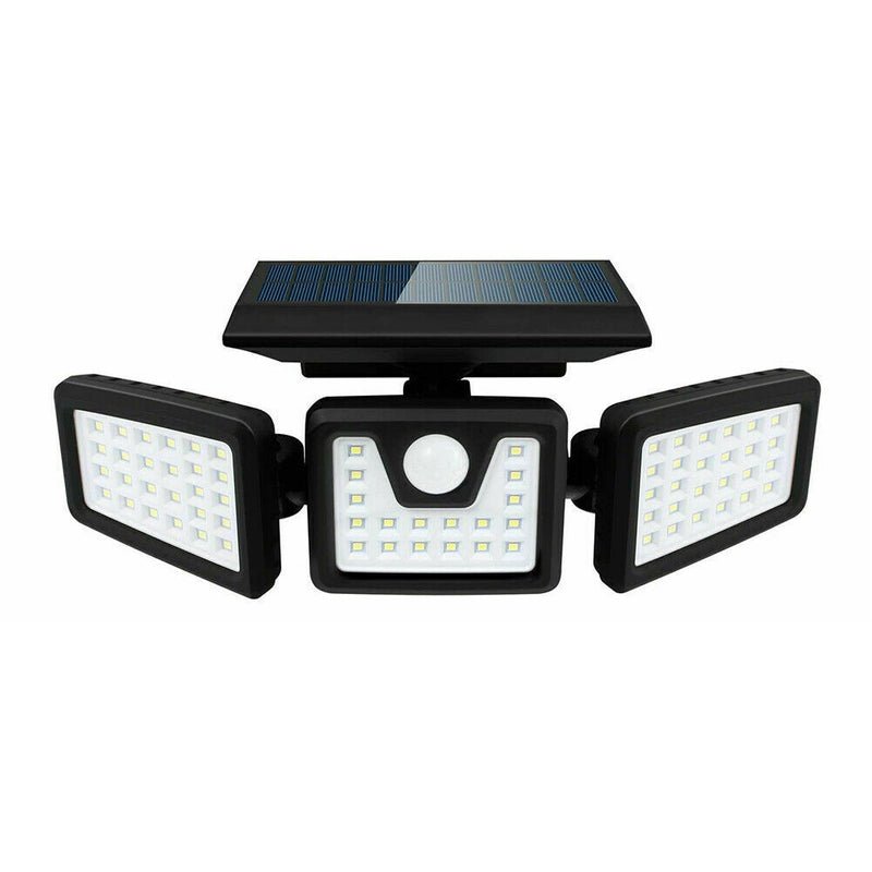 Garden Solar Lights Outdoor 3 Head 74 LED Motion Sensor - Office Catch