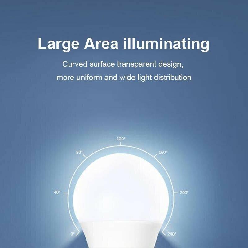 Globe Light Warm White Screw Bright Bulb 2x LED Bulb 7W E27 - Office Catch