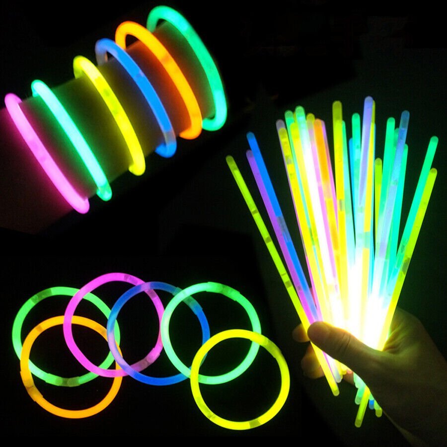 Glow In the Dark Glowsticks | 1000 Mixed Colour - Office Catch