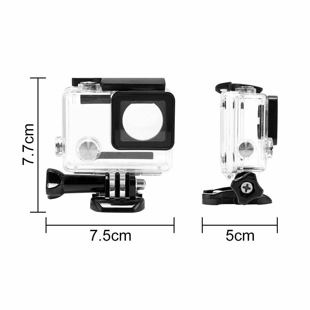 Housing Case Transparent for GoPro Hero 4 3 Plus Waterproof Case Diving Protective 45m Accessories for Go Pro Hero 4 3+ - Office Catch