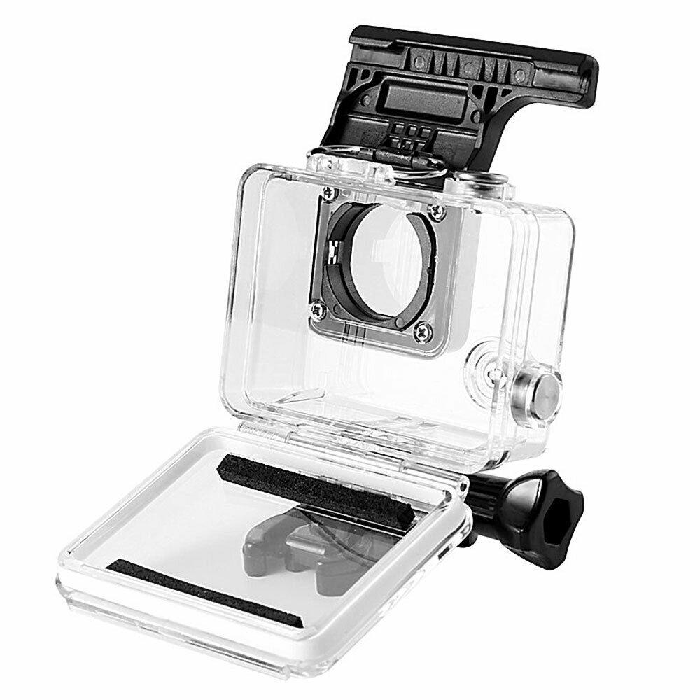 Housing Case Transparent for GoPro Hero 4 3 Plus Waterproof Case Diving Protective 45m Accessories for Go Pro Hero 4 3+ - Office Catch