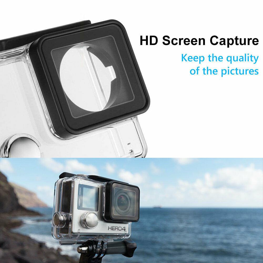 Housing Case Transparent for GoPro Hero 4 3 Plus Waterproof Case Diving Protective 45m Accessories for Go Pro Hero 4 3+ - Office Catch