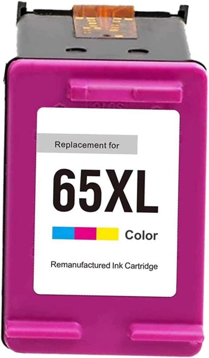 HP 65 XL TriColor Ink Cartridges - Two-Pack, Compatible with Deskjet 2620, 3720, 3723, 3724, and ENVY 5030 - Office Catch