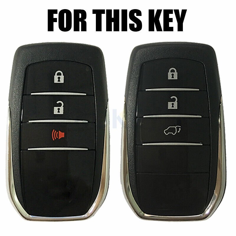 Key Cover Remote Fob Case Silicone For Toyota Hilux HIGHLANDER Camry RAV4 Skin - Office Catch