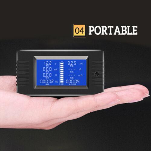 LCD Display DC Battery Monitor Meter 200V Voltmeter Amp For RV System 100A - Office Catch