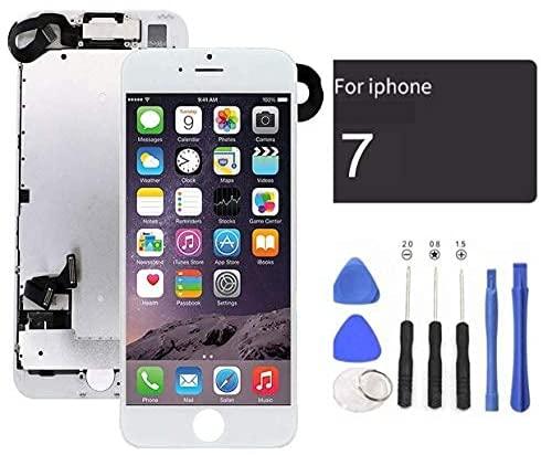LCD Touch Screen Replacement Digitizer Assembly for iPhone 7 Plus (White) - Office Catch