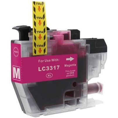 Magenta Ink Cartridge Compatible With Brother LC-3317- 550 pages - Office Catch