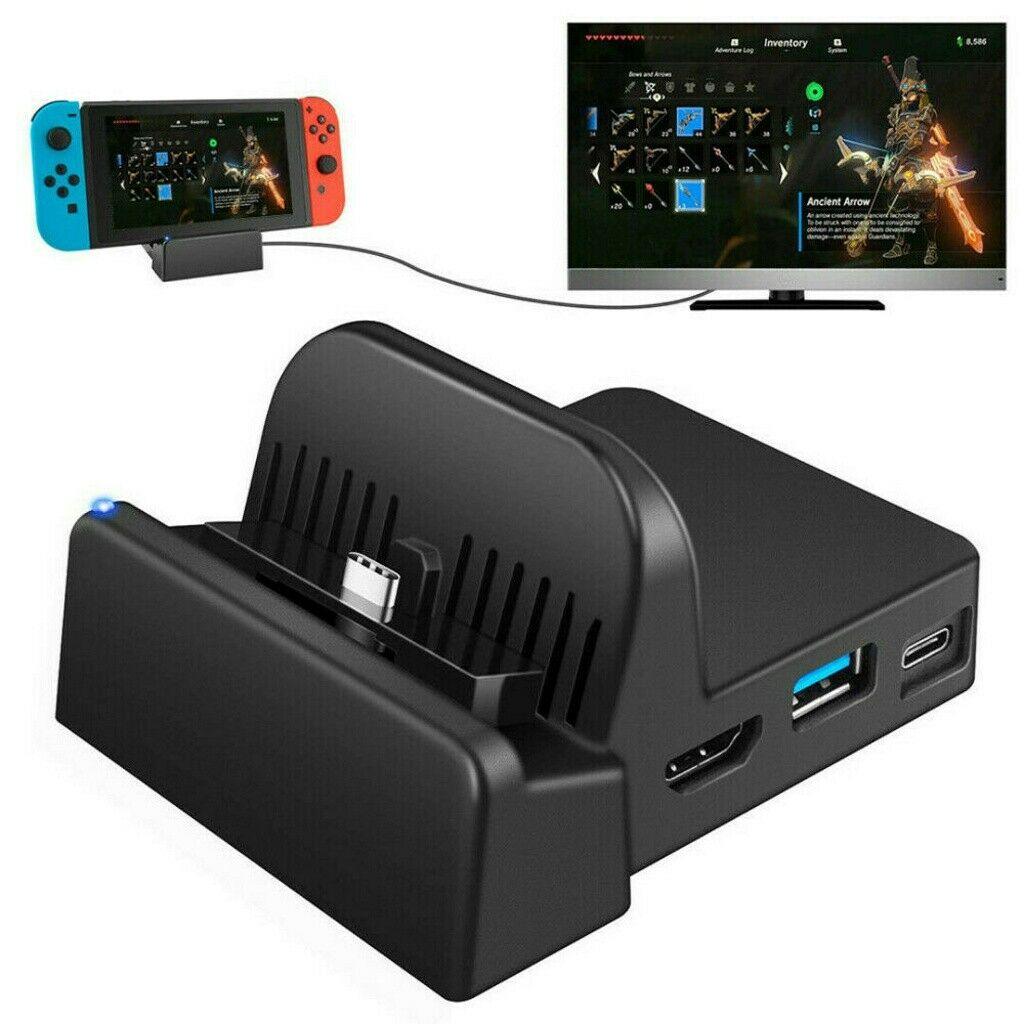 Mini TV Dock Docking Station for Nintendo Switch Portable Charging Stand - Office Catch