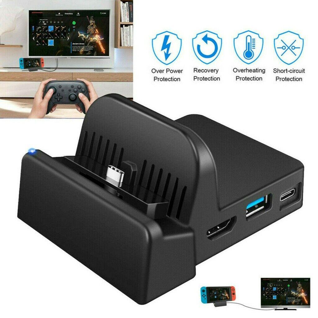 Mini TV Dock Docking Station for Nintendo Switch Portable Charging Stand - Office Catch