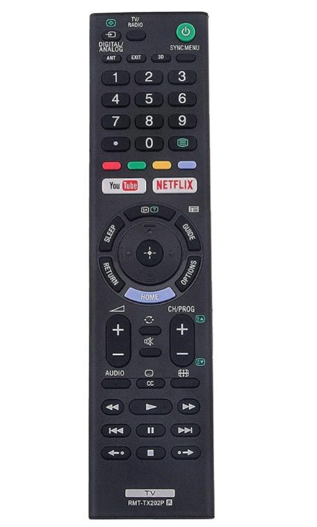 New Replace RMT-TX202P Remote Control For Sony LCD Smart TV - Office Catch