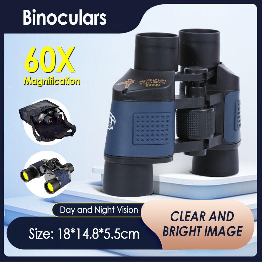 Night/Day Vision Binoculars With 60x Zoom Magnification 3000M Waterproof Outdoors - Office Catch