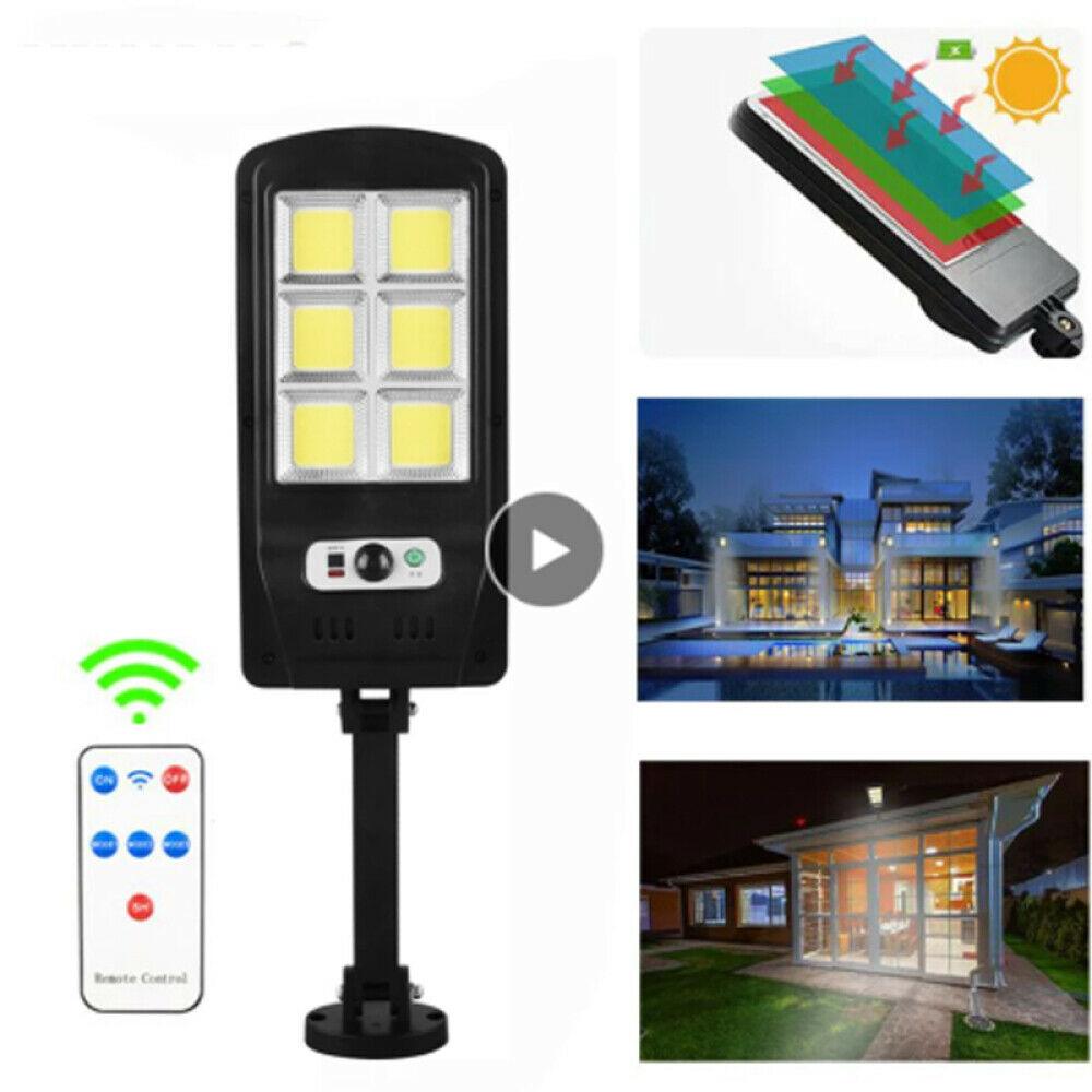 Outdoor LED Solar Lamp With Motion Sensor And Remote For Outdoor Garden Downlight - Office Catch