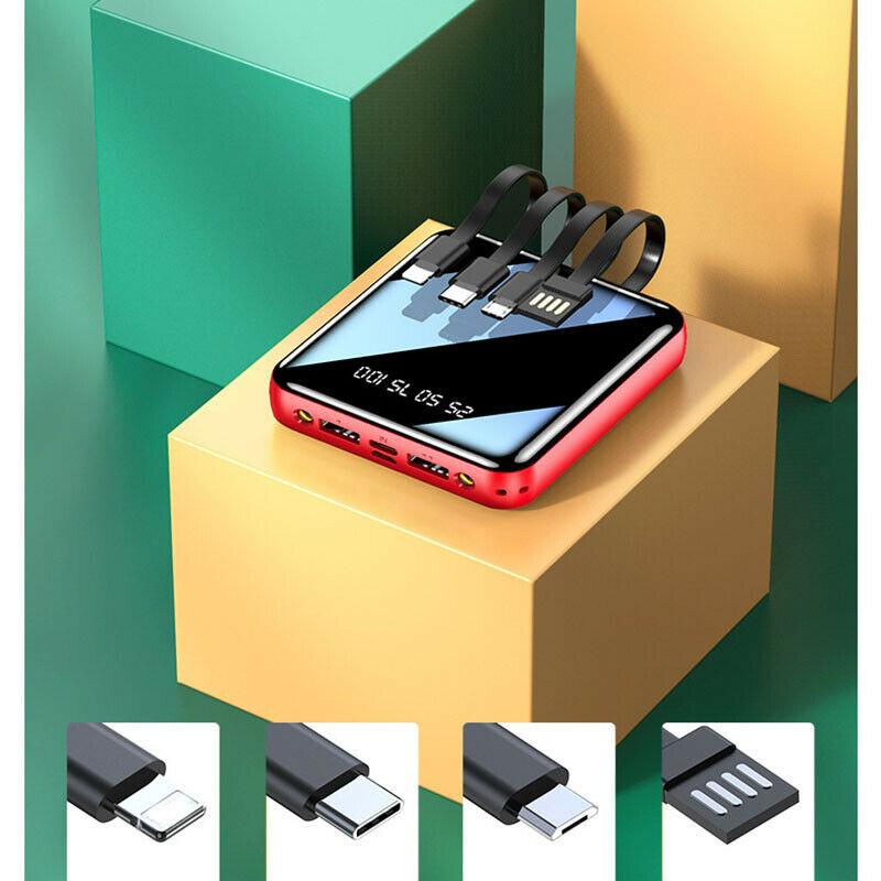 Portable 900000mAh Power Bank Mini USB Pack LED Battery Charger For Mobile Phone - Office Catch