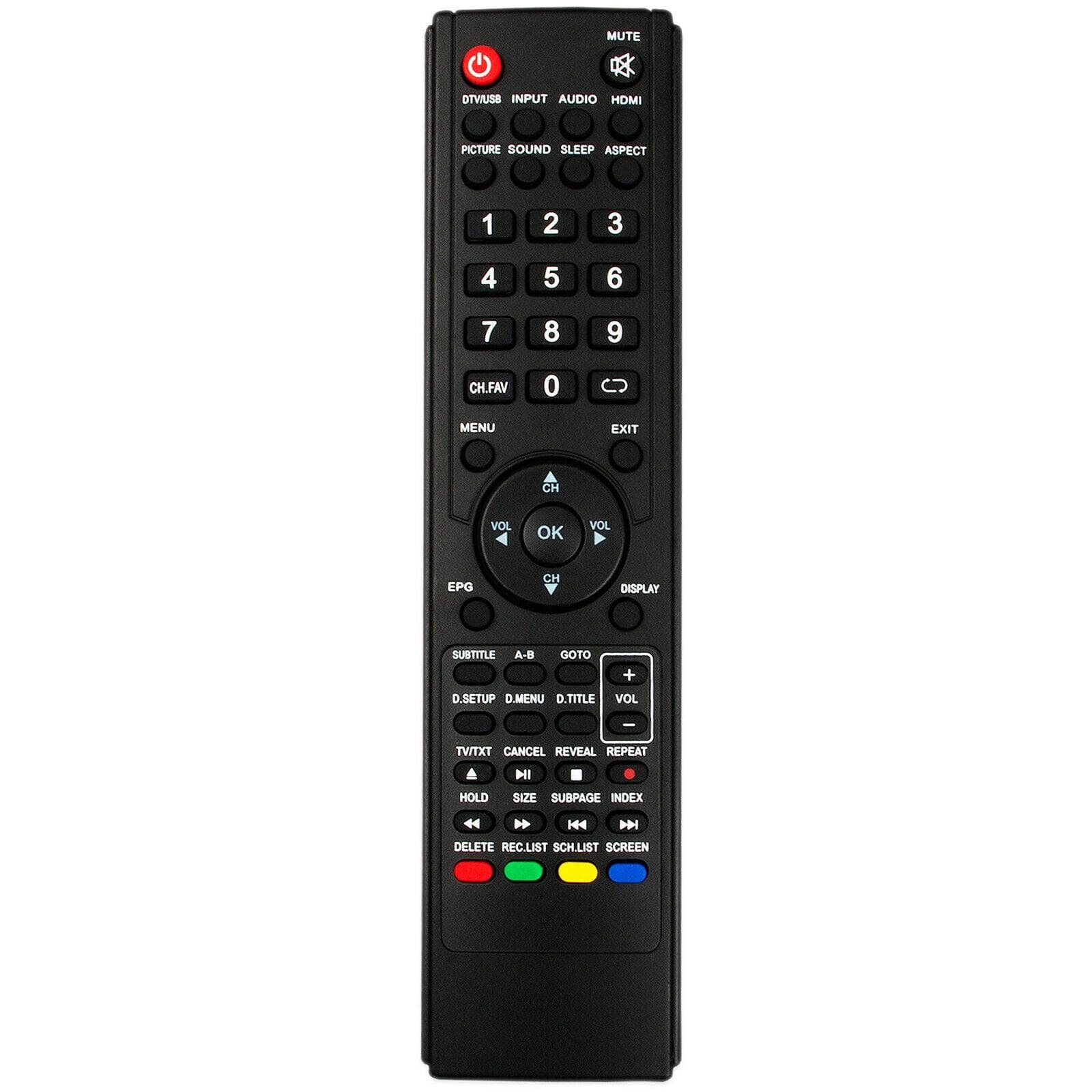 Remote Control Compatible TEAC TV 0118020315 LCDV2656HDR LCDV3256HDR LCDV2681FHD LCD AU - Office Catch
