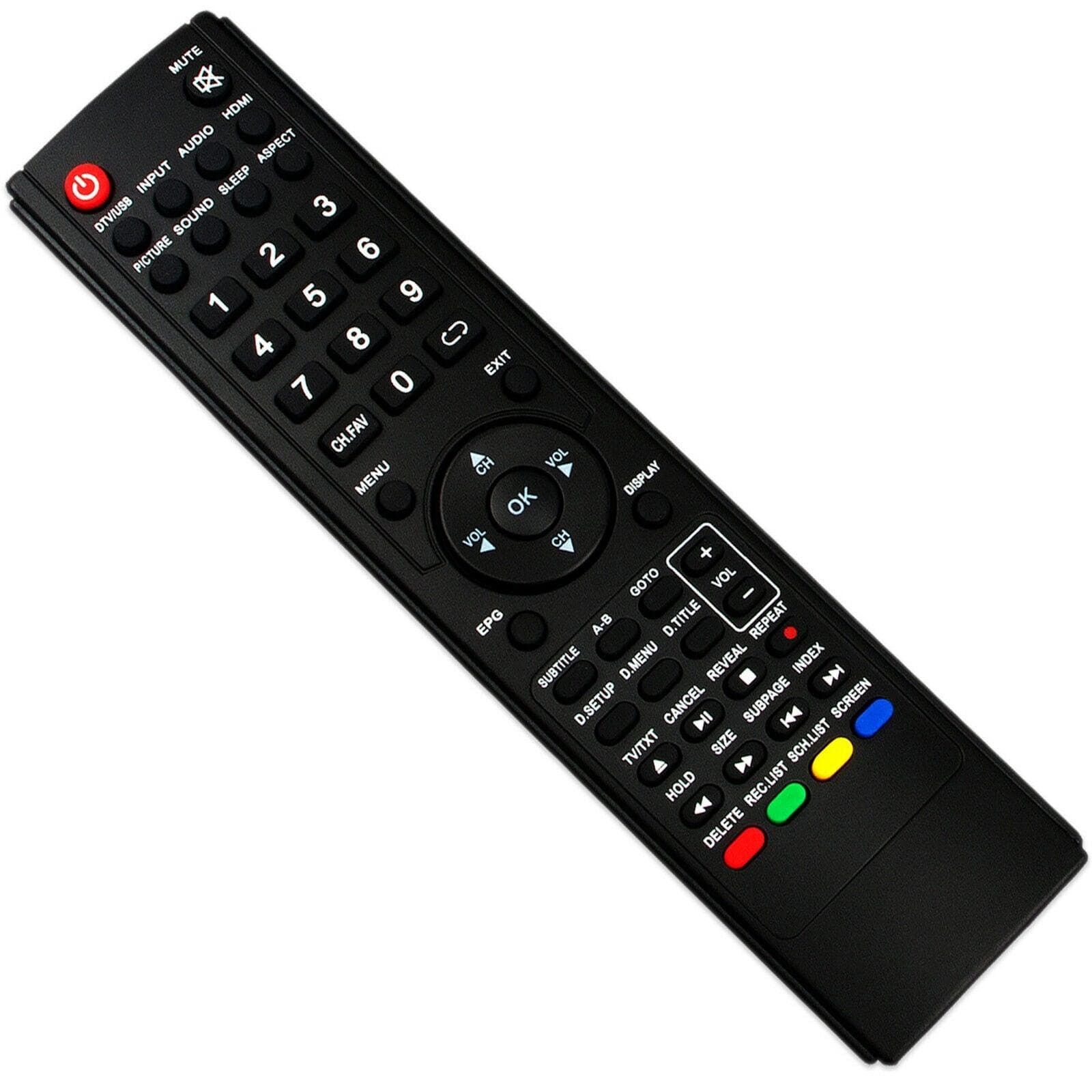 Remote Control Compatible TEAC TV 0118020315 LCDV2656HDR LCDV3256HDR LCDV2681FHD LCD AU - Office Catch