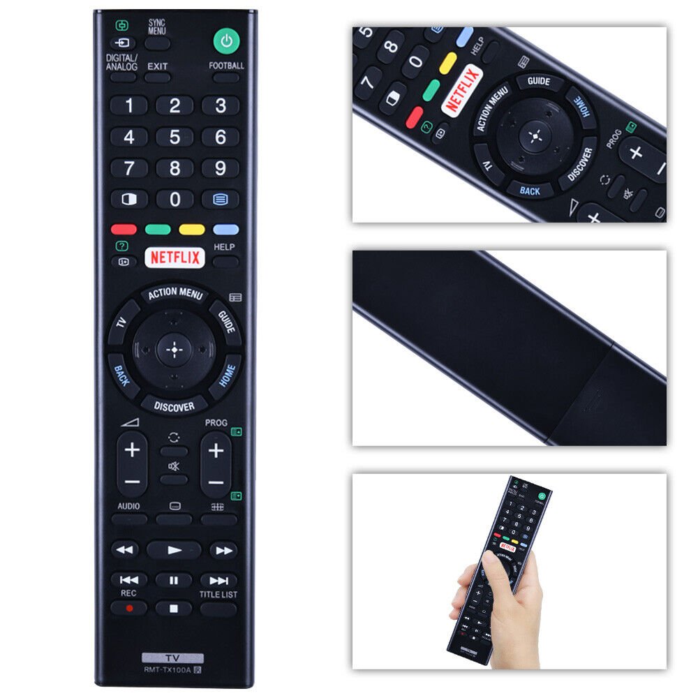 RMT-TX100A RMTTX100A Replacement Remote Control，Proxima Direct fit for Sony Bravia TV KD-75X8500C KD-65X8500C KD-49X8500C KD-55X8500C KD-49X8300C KD-43X8300C KD-43X8500C KD-55X9000C KD-65X9000C - Office Catch