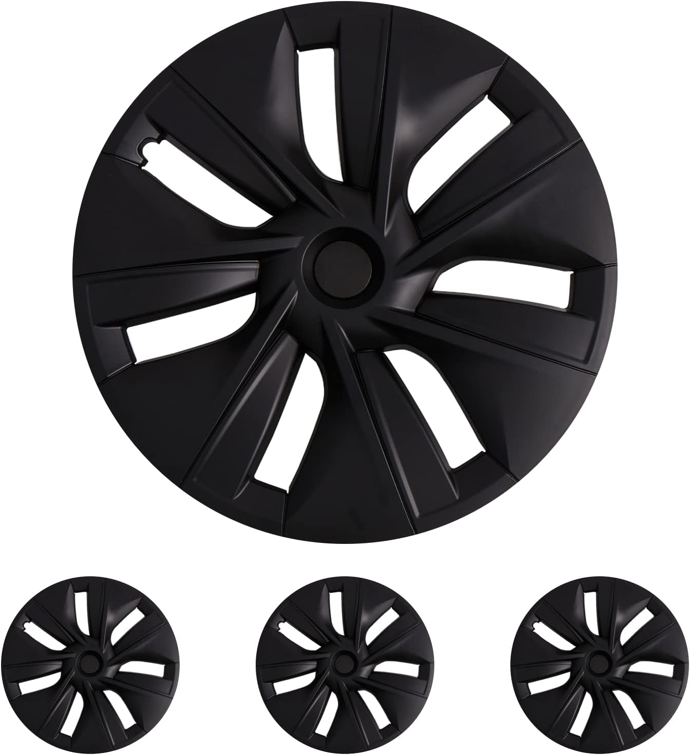 Set of 4 Tesla Model Y Wheel Cover Caps 19" Hubcaps - Office Catch