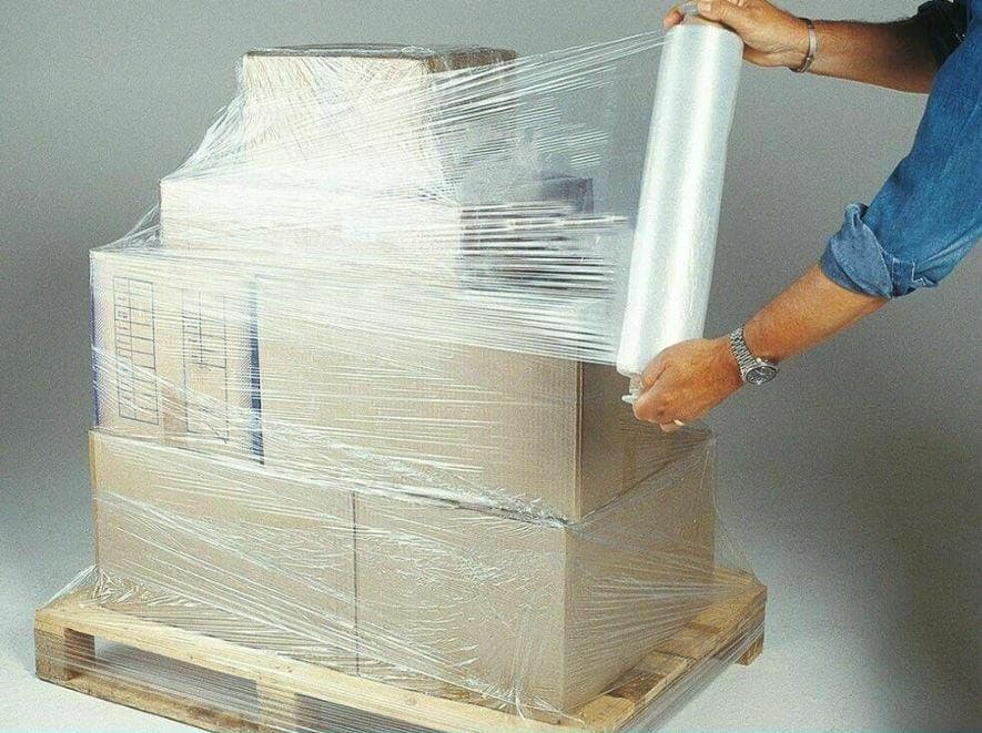 Stretch Film / Pallet Wrap CLEAR Hand Use 500mm x 450m | 25UM Pallet Wrap - Office Catch