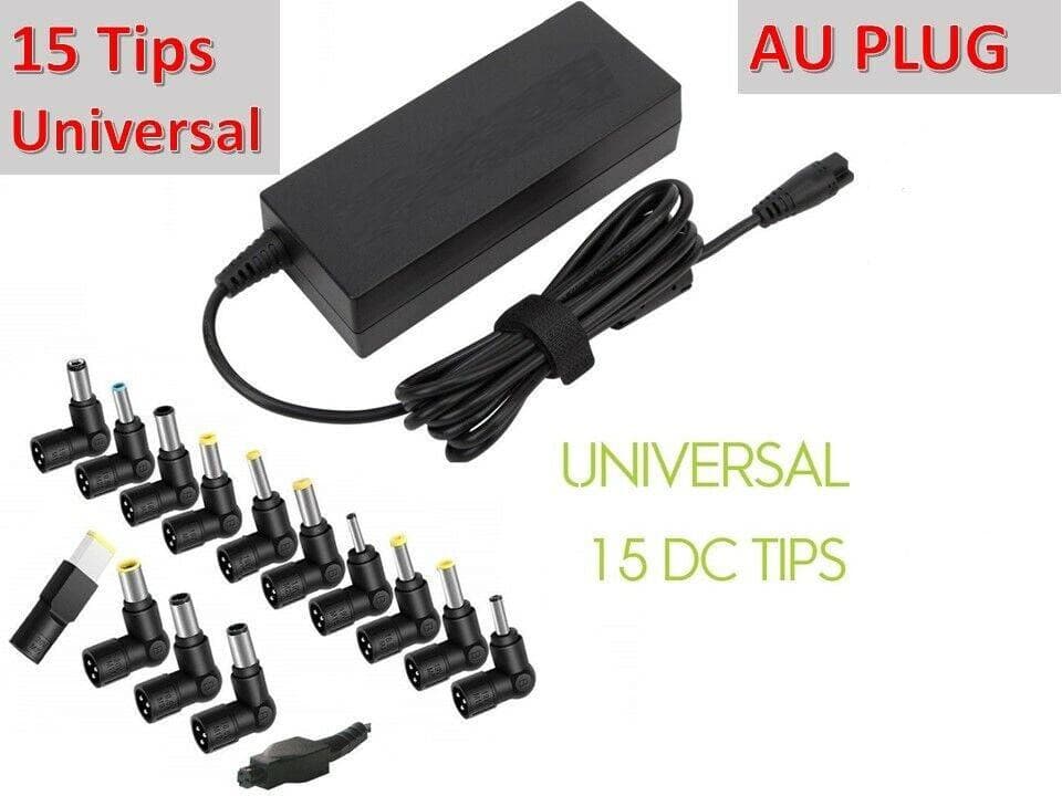 Universal 90W 15V-24V Laptop Power Supply Charger 15 Connector Dell Asus HP Sony - Office Catch