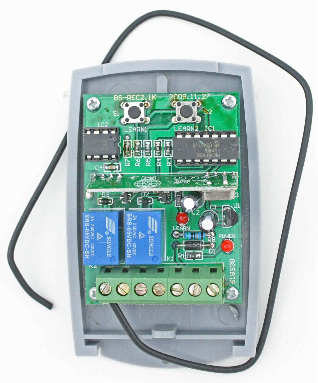 Universal Garage/Gate Wire-in Receiver suits ATA PTX4 Remote 433.92 MHz - Office Catch