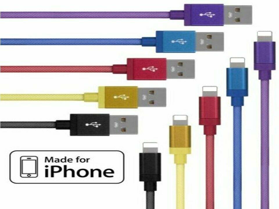 USB Cable Charger Data Sync for Apple iPhone 8 7 6 Plus X XS 11 12 13 14 Charging Cord - Office Catch