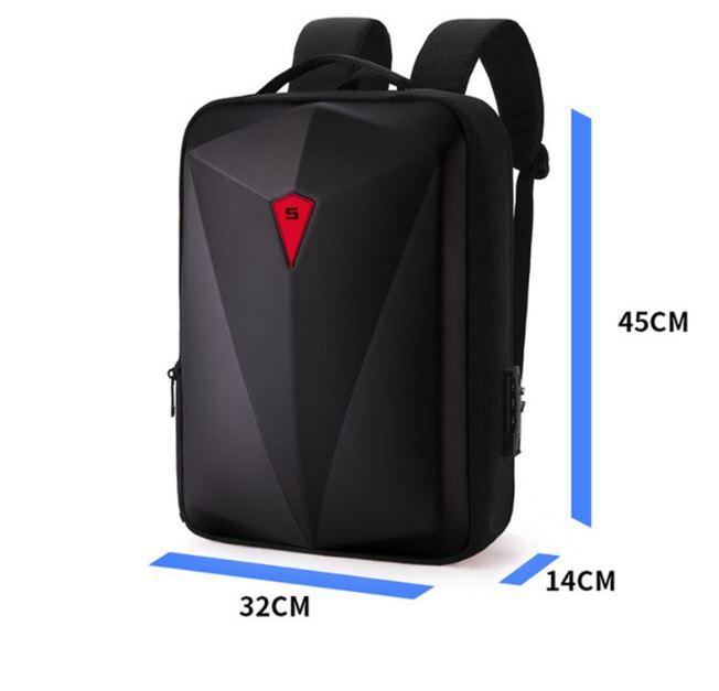 Waterproof Laptop Business Travel Backpack with USB Charging Port and Laptop Compartment - Office Catch