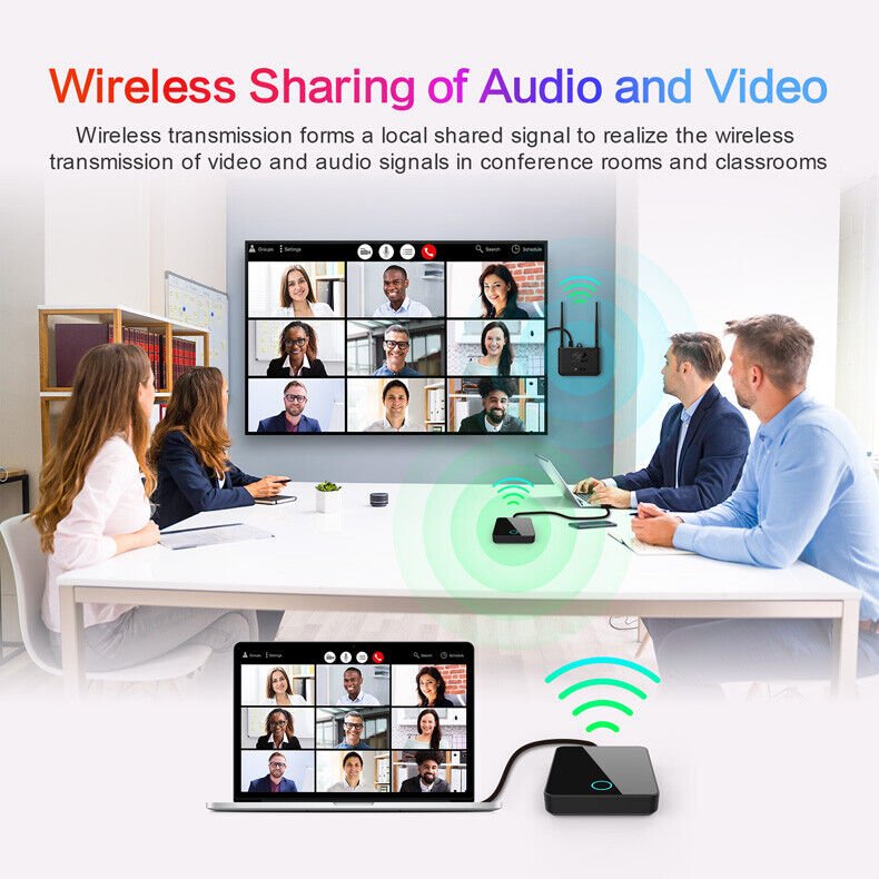 Wireless HDMI Audio Transmitter&Receiver 30Hz 60M HD Extender For Laptop TV PC - Office Catch